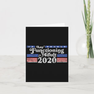 Cartão Qualquer Antisespectro de Logotipo Eleitoral 2020