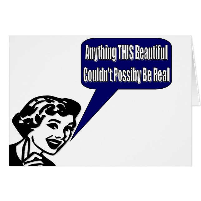 Cartão Qualquer coisa ESTE bonito… (Frente Horizontal)