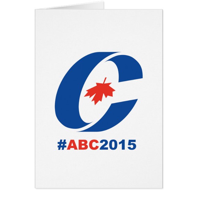 Cartão Qualquer coisa mas conservador 2015 (Frente)