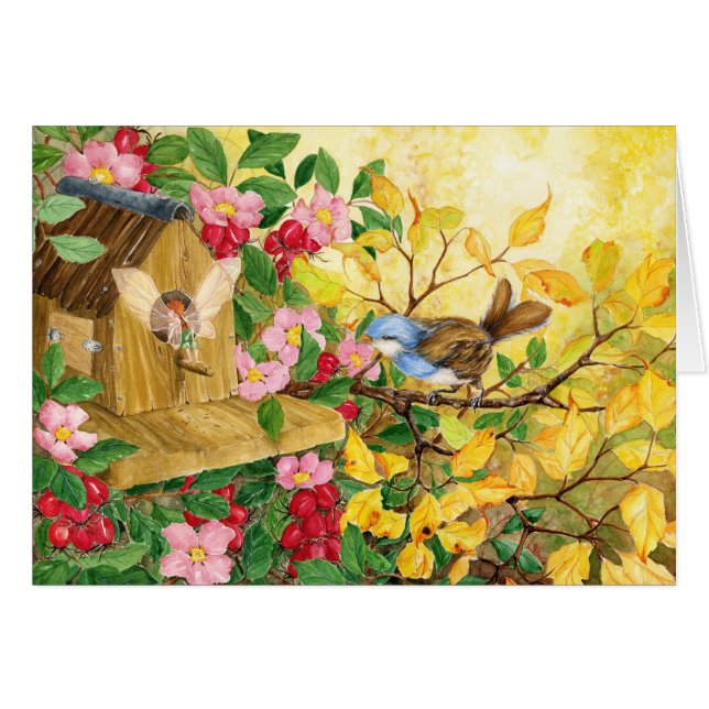 Cartão Qualquer um em casa (Frente Horizontal)