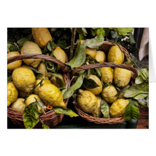 Cartão Quando a vida lhe dá limões, faça Limoncello