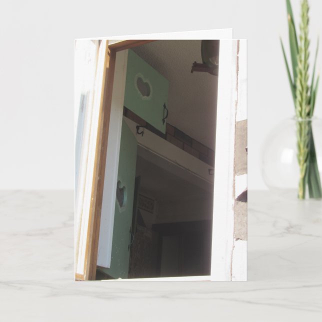 Cartão "Quando Amigos se Reúnem, Corações se Aquecem" Mel (Frente)