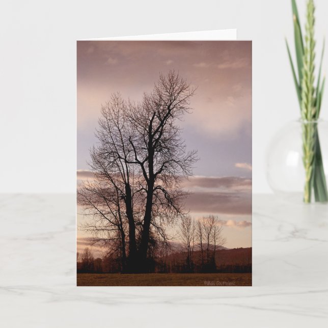 Cartão Quando o dia acabar (Frente)