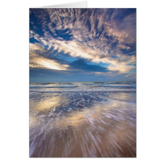 Cartão Quando o Sky se encontrar com o Sea. Placa 1