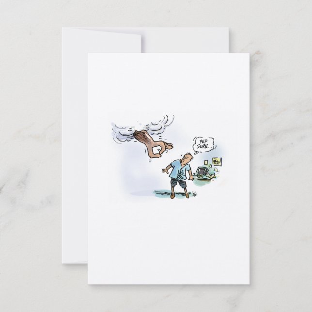 Cartão Quando o Tempo Acesse o Cartão-Postal do Cancer (Frente)