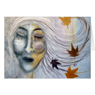 Cartão "Quando outubro for" arte