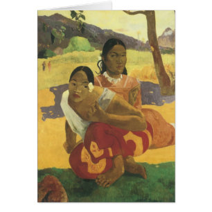 Cartão Quando Você Vai Casado? por Paul Gauguin, Vintage