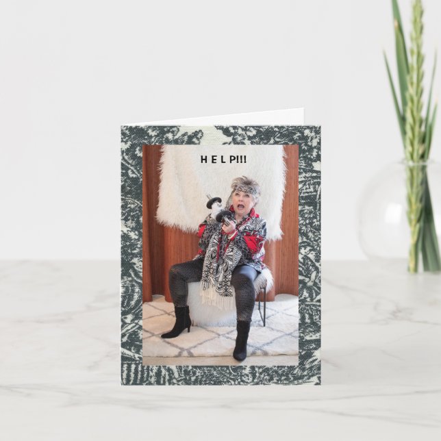 Cartão Quantas caixas de menta magra eu tenho que comer? (Frente)