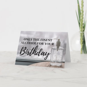Cartão Quarantine Birthday Card Enny Hand Sanitizer
