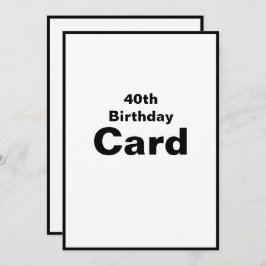 Cartão Quarenta e quarenta quarenta e quarenta e quatro-0