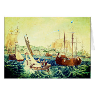 Cartão Quarentena, Staten Island 1833