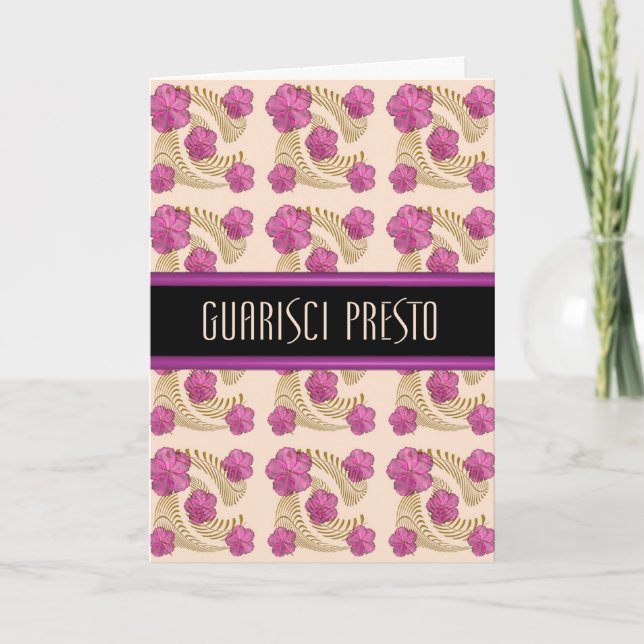 Cartão Quarisci Presto Fern Italiano (Frente)