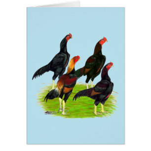 Cartão Quarteto de caça oriental