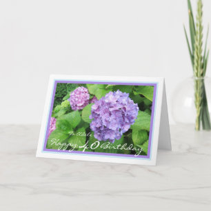 Cartão Quartieth Adele Hydrangeas Elegante Modern