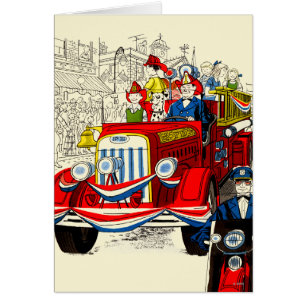 Cartão Quarto da parada de julho