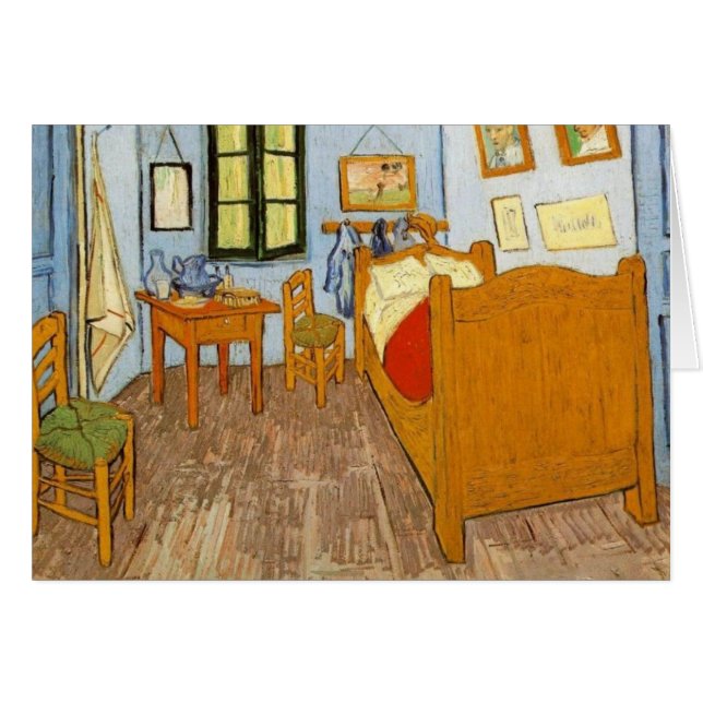 Cartão Quarto de Van Gogh (Frente Horizontal)