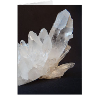 Cartão Quartz Crystal em fotografia