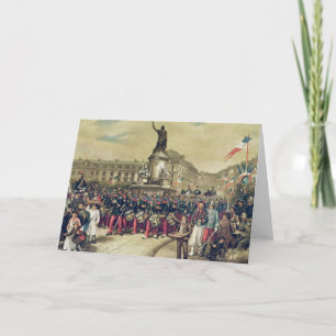 Cartão Quatorze Juillet, 1881