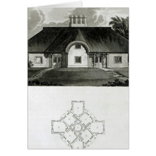 Cartão Quatro casas de campo, 1818