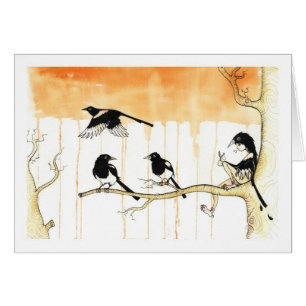 Cartão Quatro para um menino