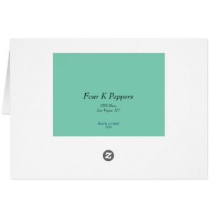 Cartão Quatro Pimentos K