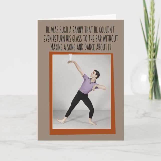 Cartão que bunda! (Frente)