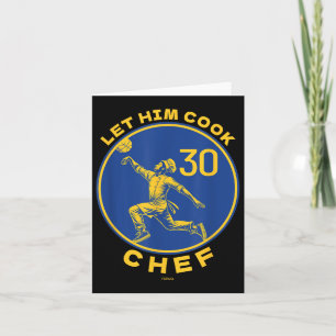 Cartão Que Chef Cozinhe A Legenda Mo Da Corte De Basquete