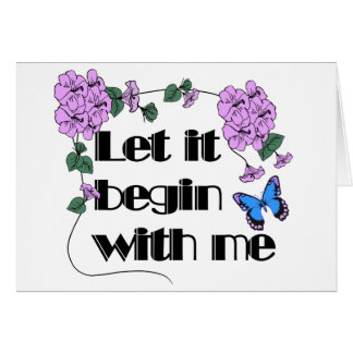 Cartão Que Comece Por Dizer Flores Borboleta