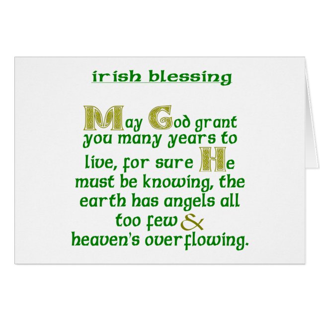 Cartão Que Deus Te Conceda Muitos Anos (Frente Horizontal)