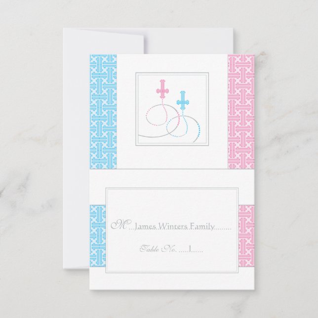 Cartão | que do lugar da mesa do baptismo dos (Frente)