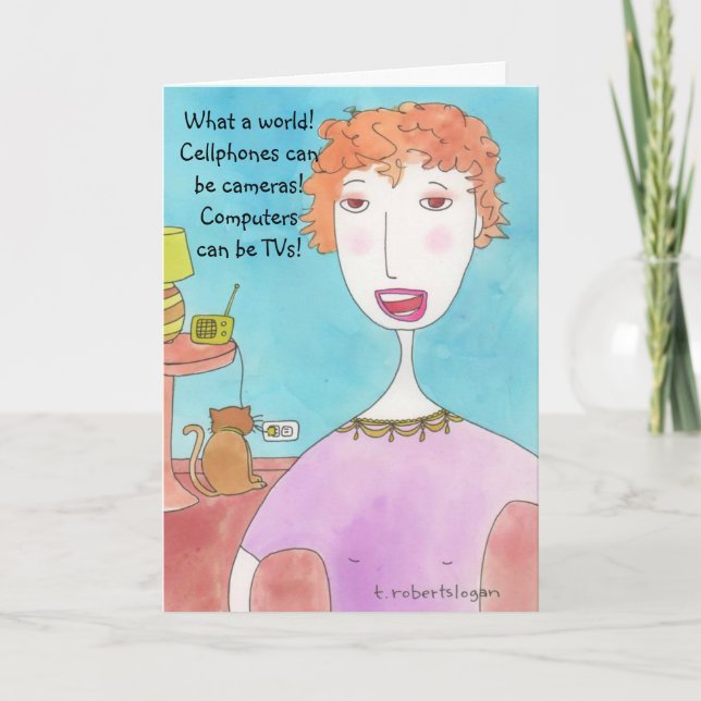 Cartão Que mundo! (Frente)