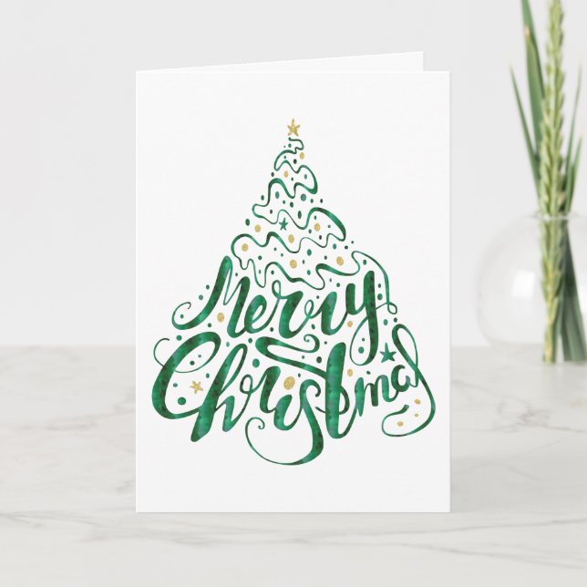 Cartão Que o seu Natal Brilhe (Frente)