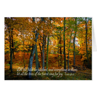 Cartão Que os campos sejam jubilantes