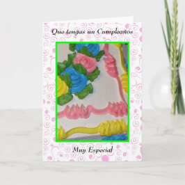 Cartão Que tengas un cumpleanos muy especial