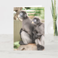 Que vergonha eu perdi seu aniversário