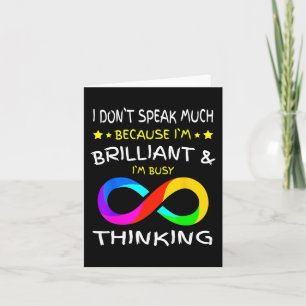 Cartão Quebra-cabeça de Consciência Autismo Piece Rainbow