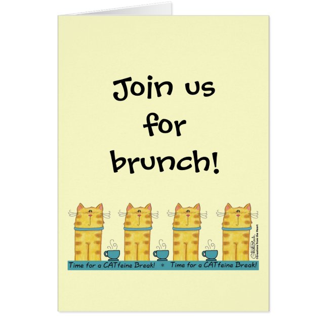 Cartão Quebra de CATfeine (Frente)