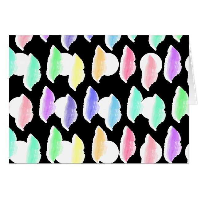 Cartão Quebra de Watercolor! (Frente horizontal)