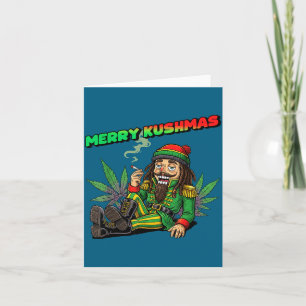 Cartão Quebrador de Nozes Rasta Feliz Natal Kushma