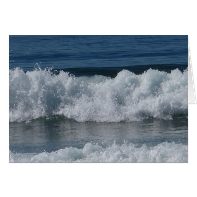 Cartão Quebrando Ondas (Frente horizontal)