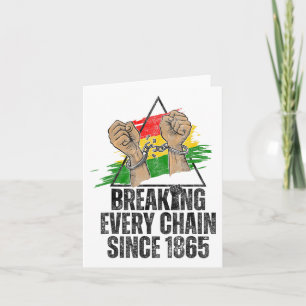Cartão Quebrando Todas As Correntes Desde 1865 Mulheres H