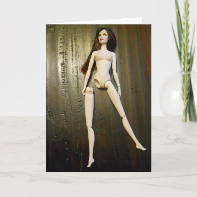 Cartão Quebre uma Perna, Biotch. (Frente)