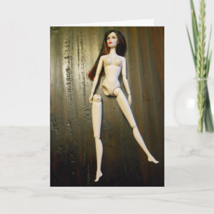 Cartão Quebre uma perna, Biotch.