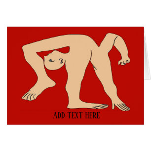 Cartão Queda, Abstrato