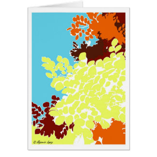 Cartão "Queda contemporânea "