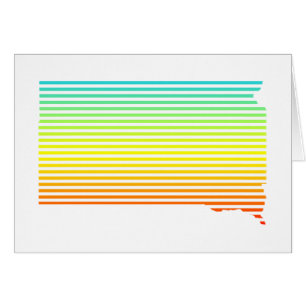 Cartão queda de frio no sul do dakota