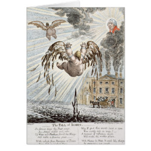 Cartão Queda de Ícaro, 1807