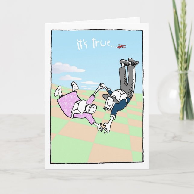 Cartão Queda livre (Frente)