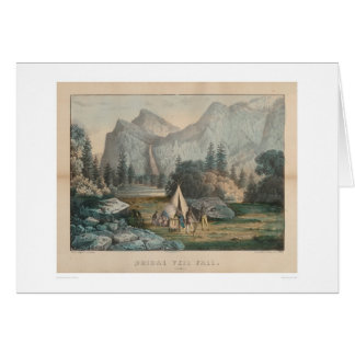 Cartão Queda nupcial do véu, Yosemite (1303)