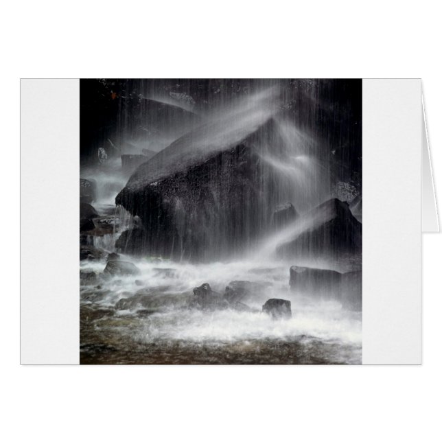 Cartão Quedas da angra da guarda florestal da cena (Frente Horizontal)